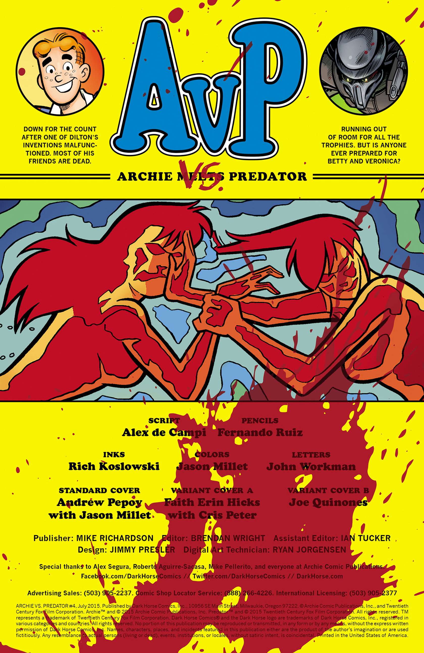 Read online Archie vs. Predator comic -  Issue #4 - 2