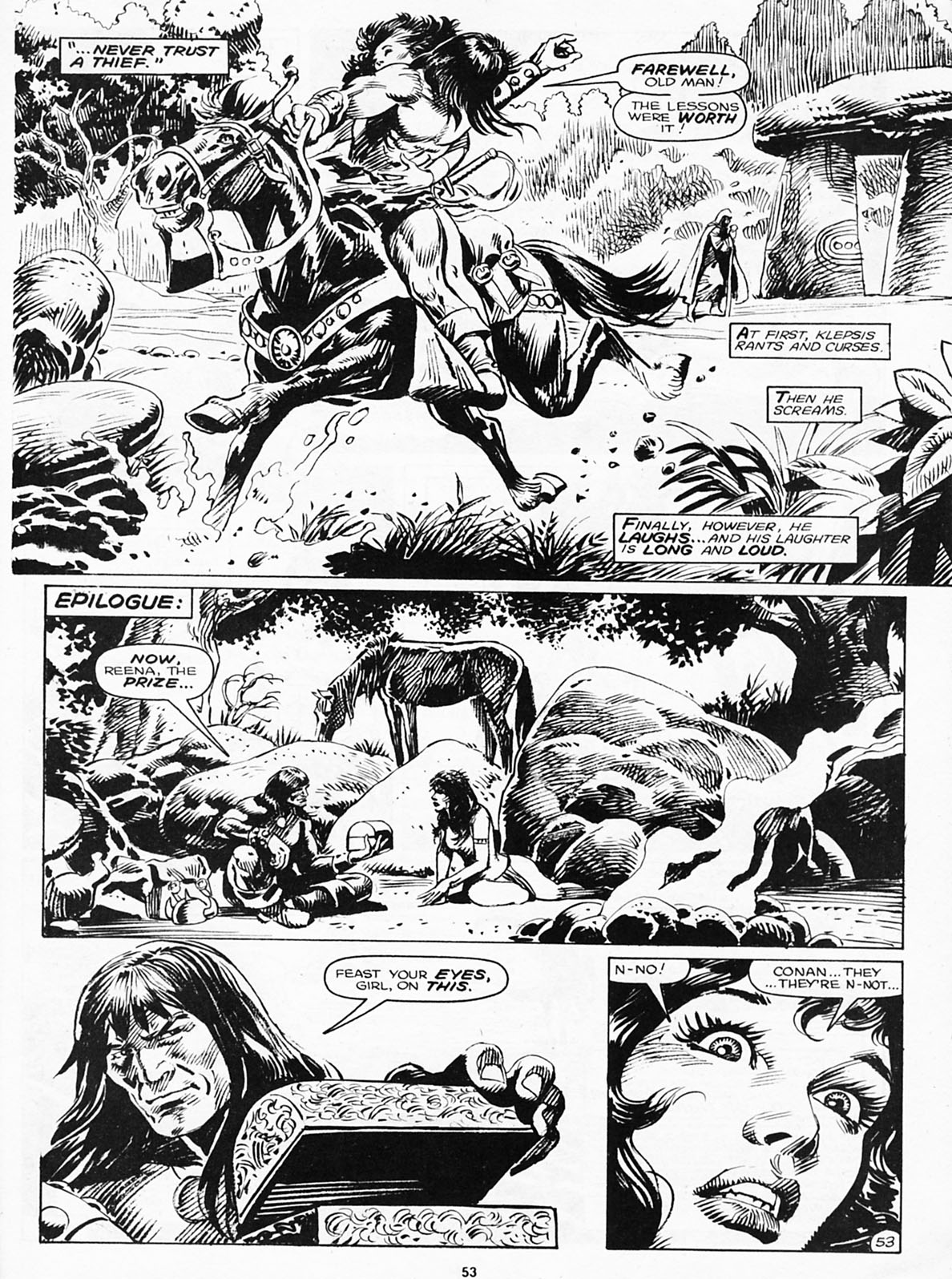Read online The Savage Sword Of Conan comic -  Issue #180 - 55