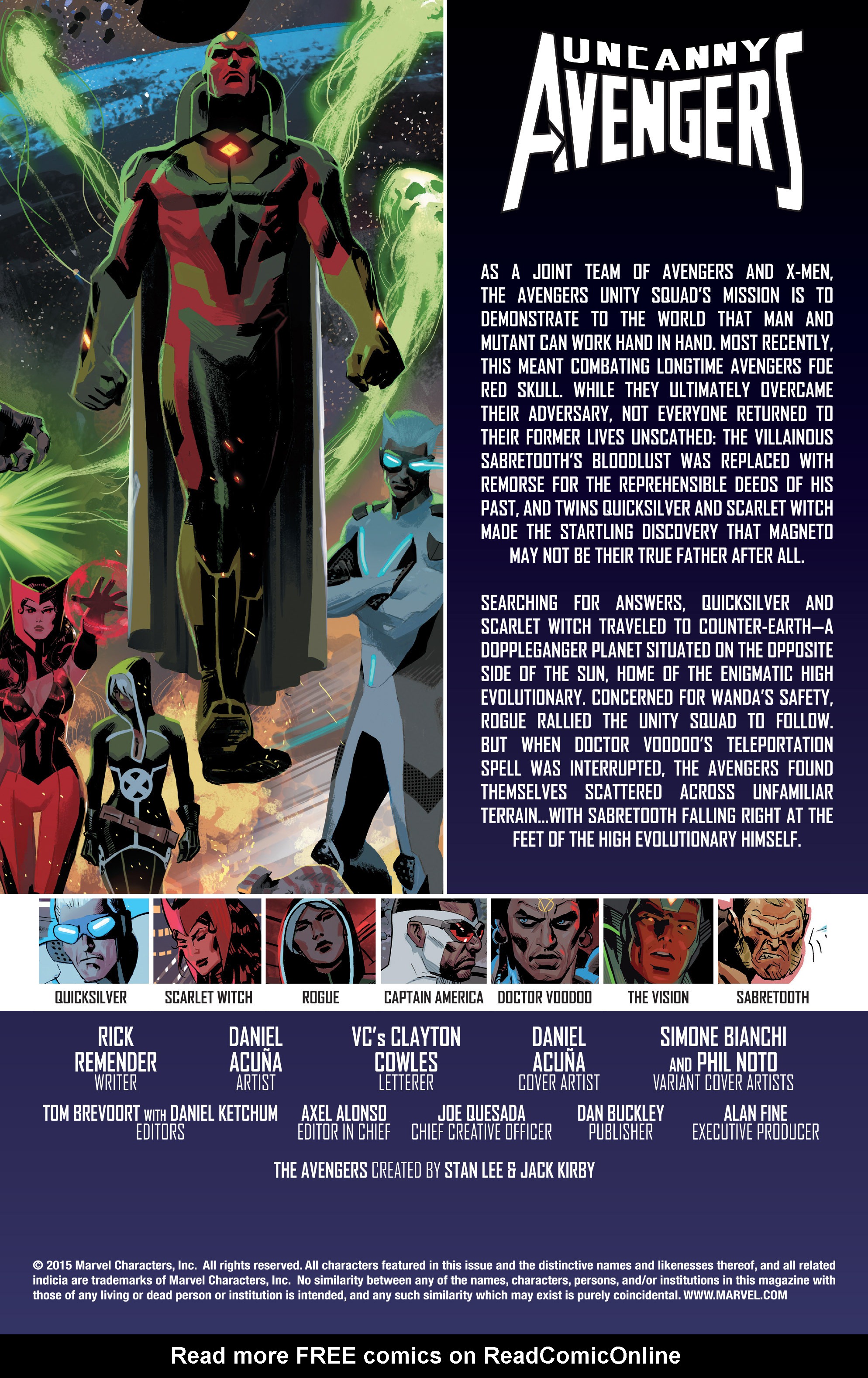 Read online Uncanny Avengers [I] comic -  Issue #2 - 2