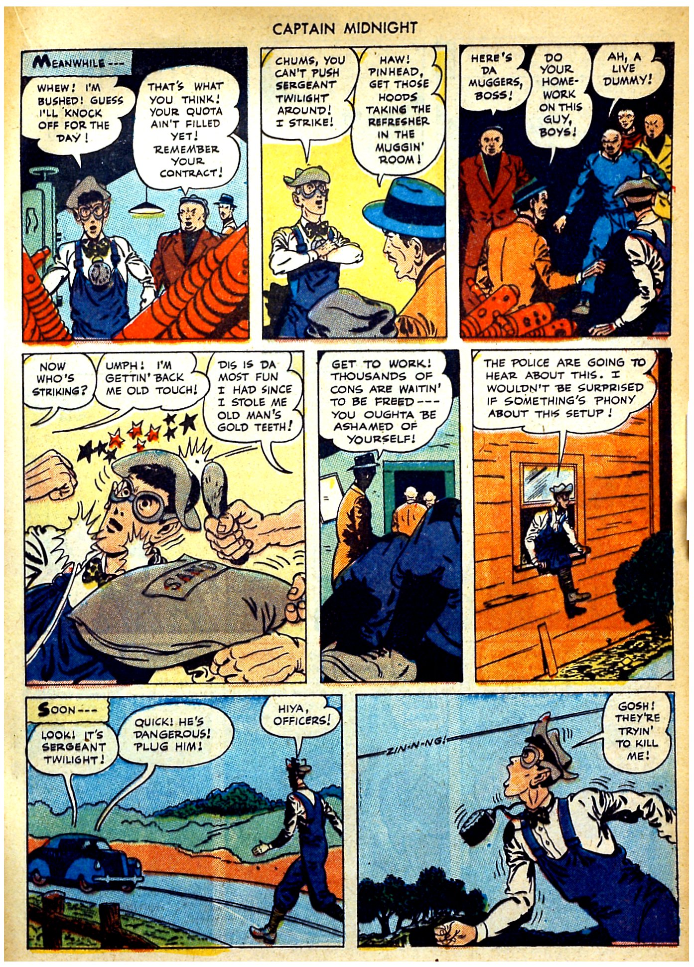 Read online Captain Midnight (1942) comic -  Issue #35 - 18