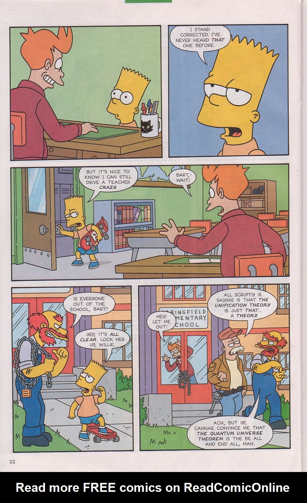 Read online The Futurama/Simpsons Infinitely Secret Crossover Crisis comic -  Issue #1 - 24