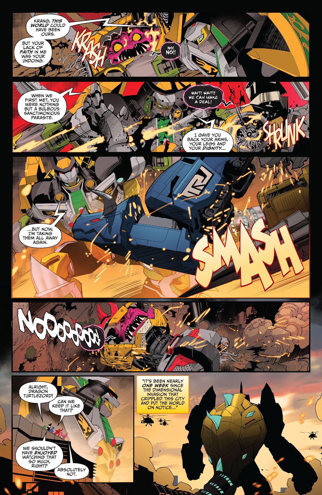 Mighty Morphin Power Rangers/ Teenage Mutant Ninja Turtles II issue 5 - Page 17