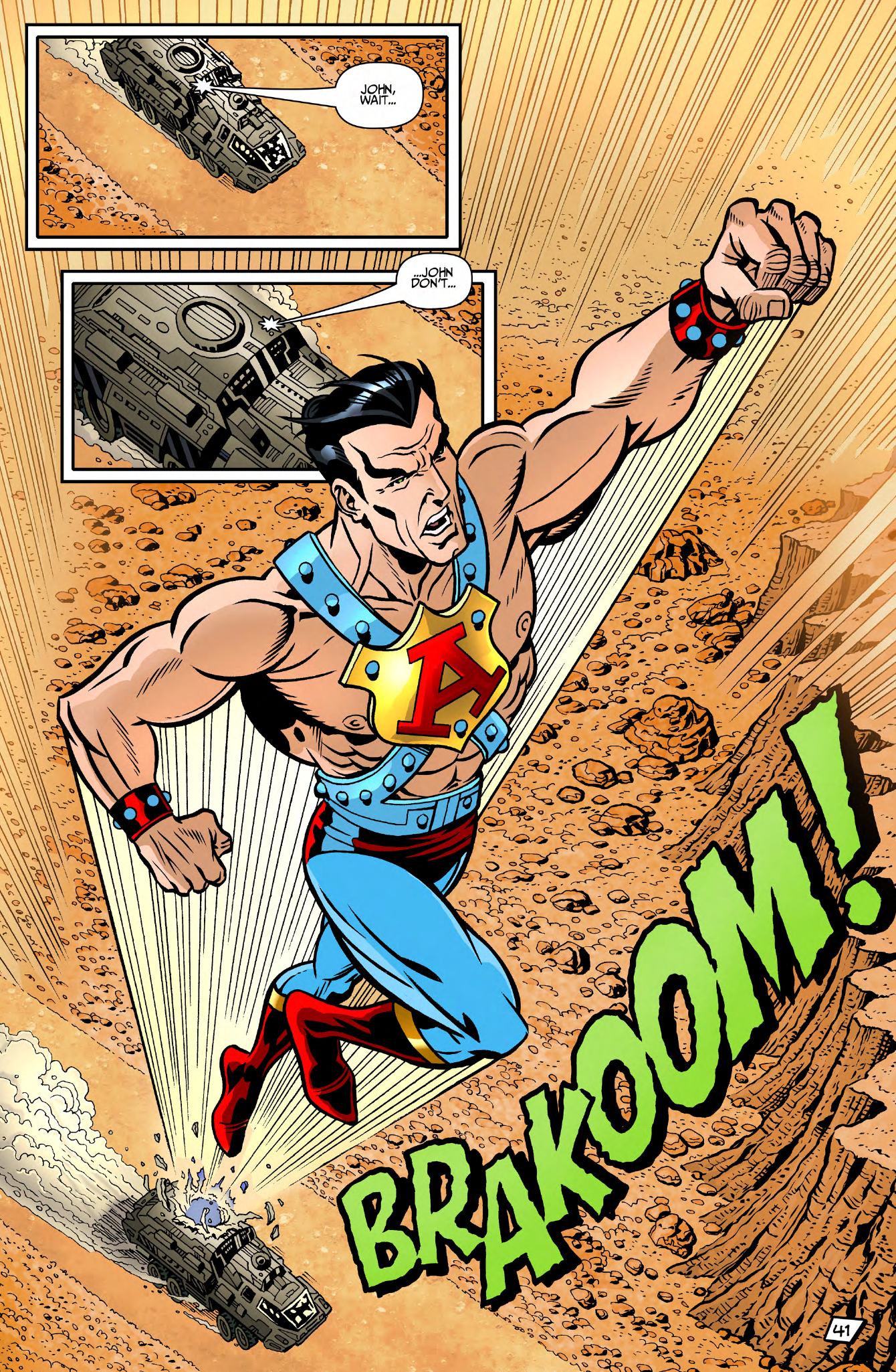 Read online John Aman Amazing Man comic -  Issue #2 - 19