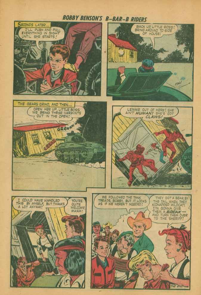 Read online Bobby Benson's B-Bar-B Riders comic -  Issue #12 - 10