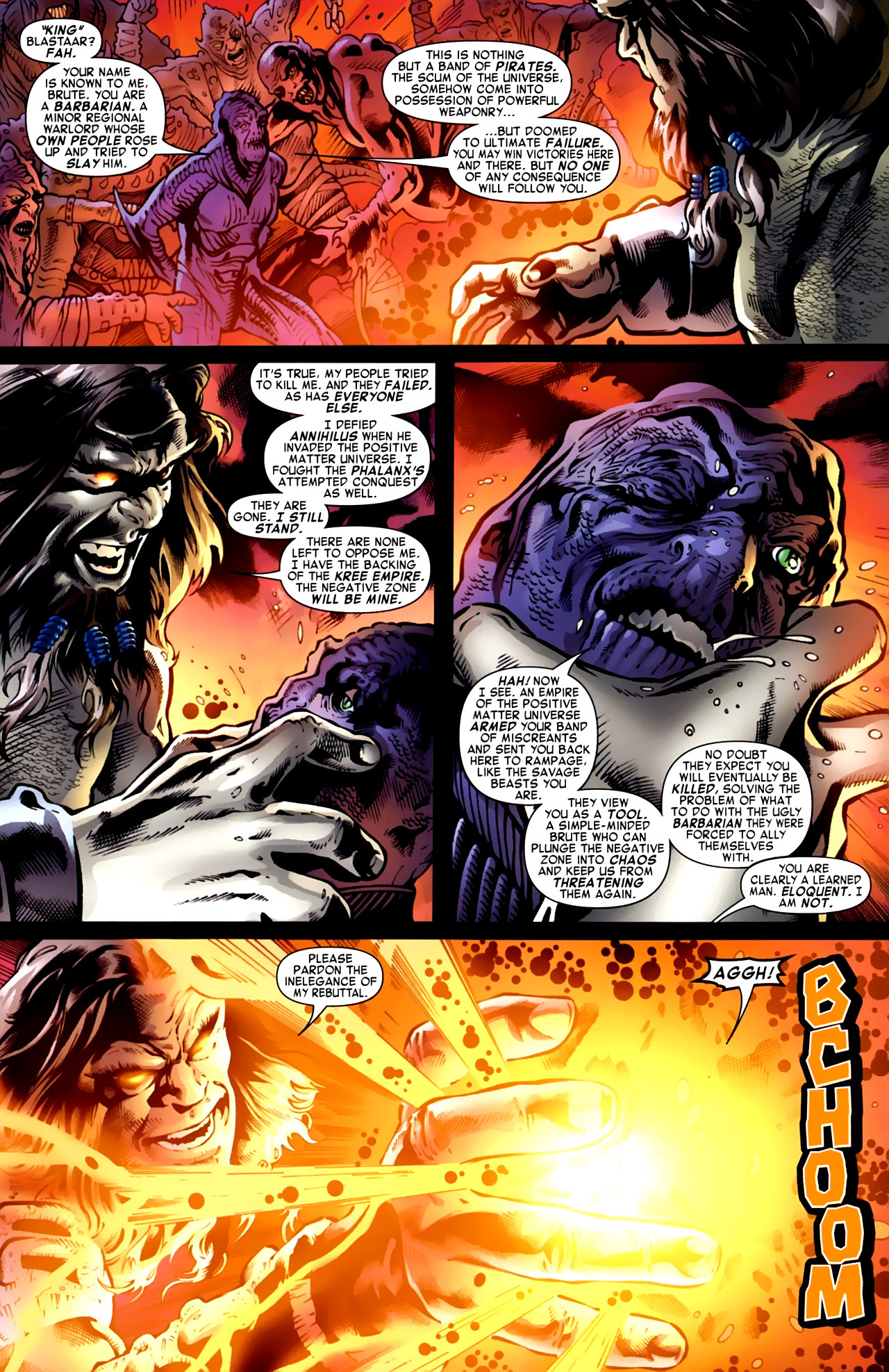 Read online War of Kings: Warriors comic -  Issue #1 - 21