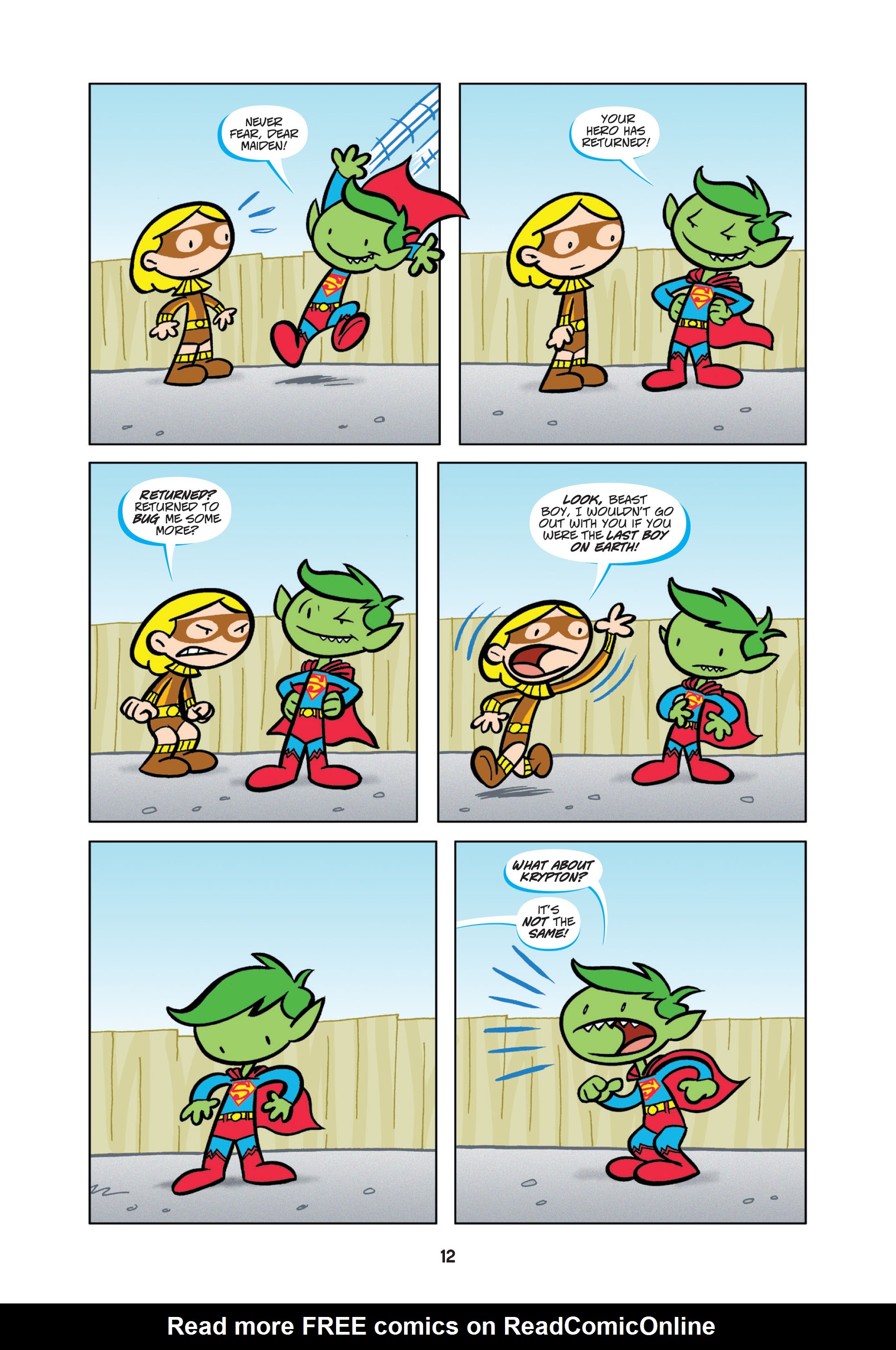 Read online Tiny Titans: Beast Boy & Raven comic -  Issue # TPB - 12