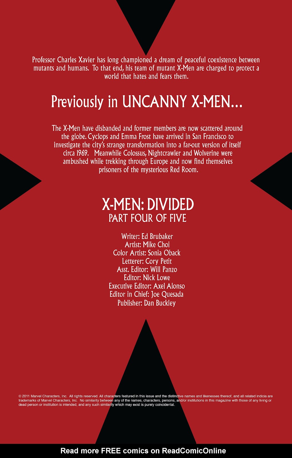 Uncanny X-Men (1963) issue 498 - Page 2