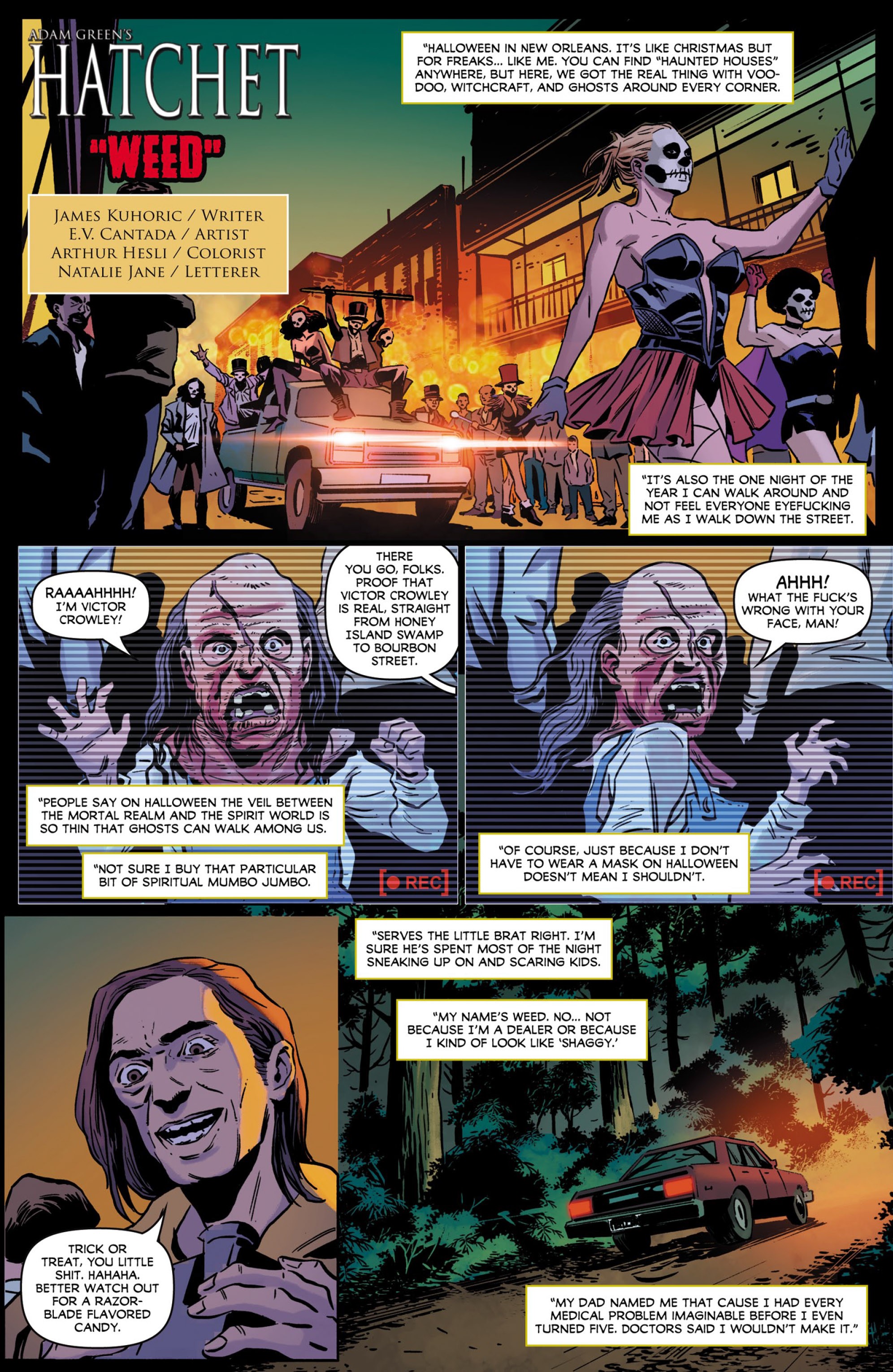 Read online Victor Crowley's Hatchet Halloween Tales comic -  Issue #2 - 4