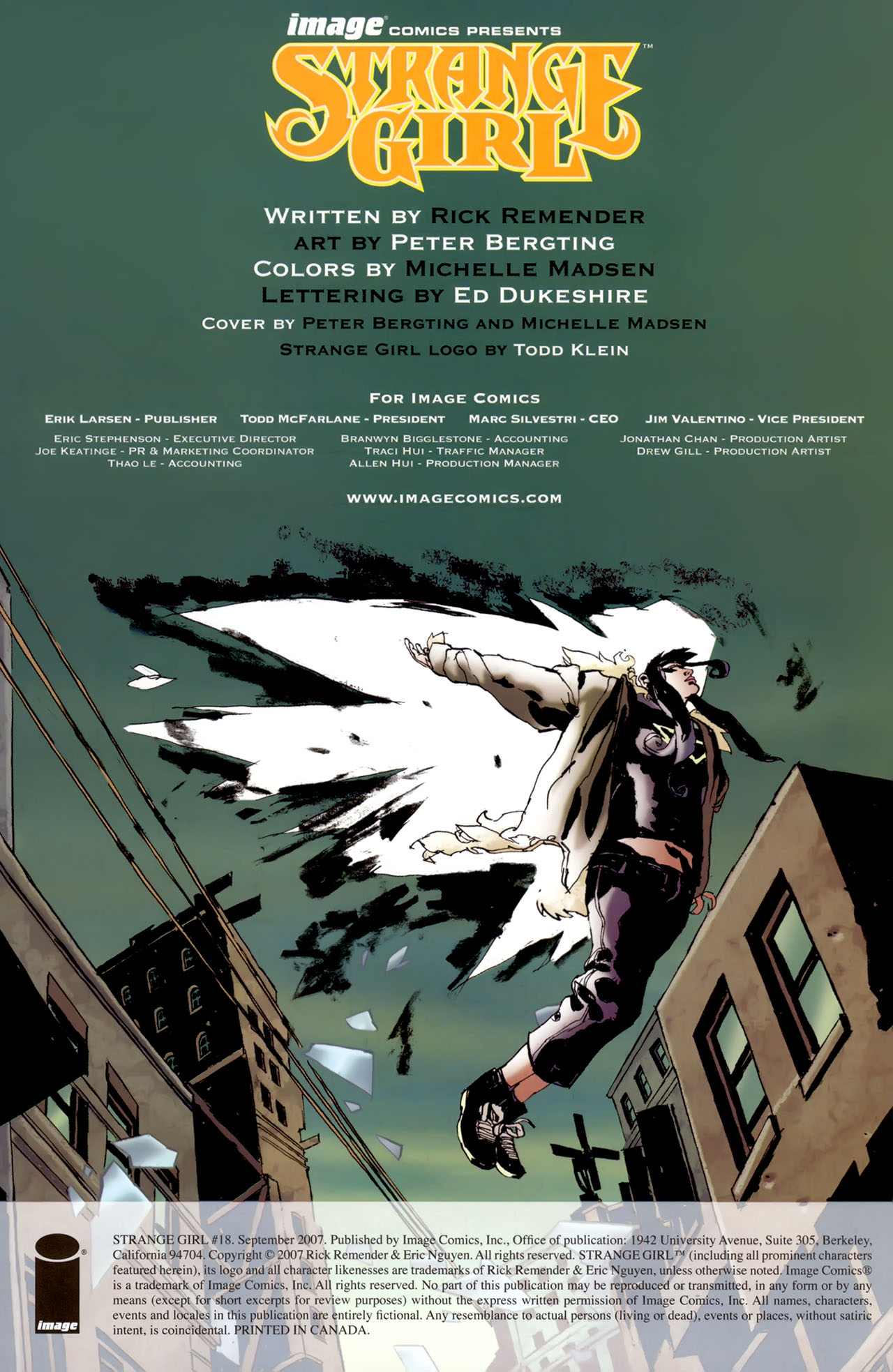 Read online Strange Girl comic -  Issue #18 - 2