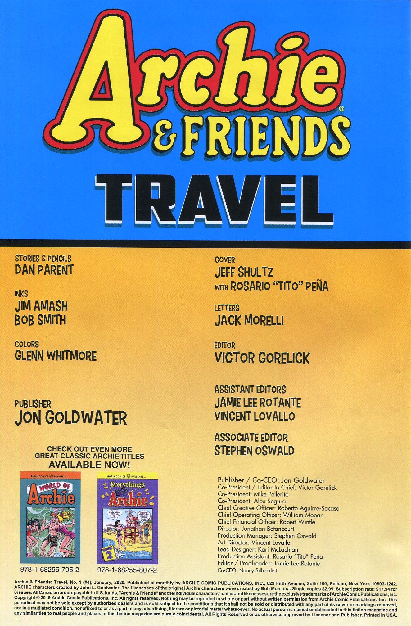 Read online Archie & Friends Travel comic -  Issue # Full - 2