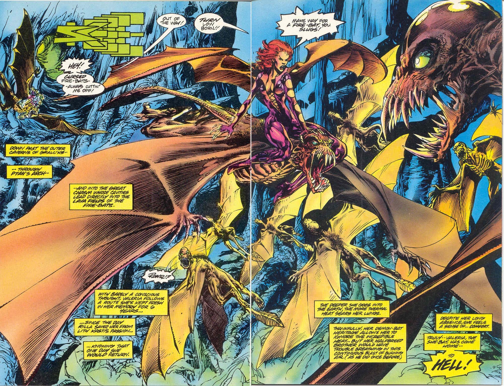 Read online Valeria, The She-Bat (1995) comic -  Issue #2 - 18