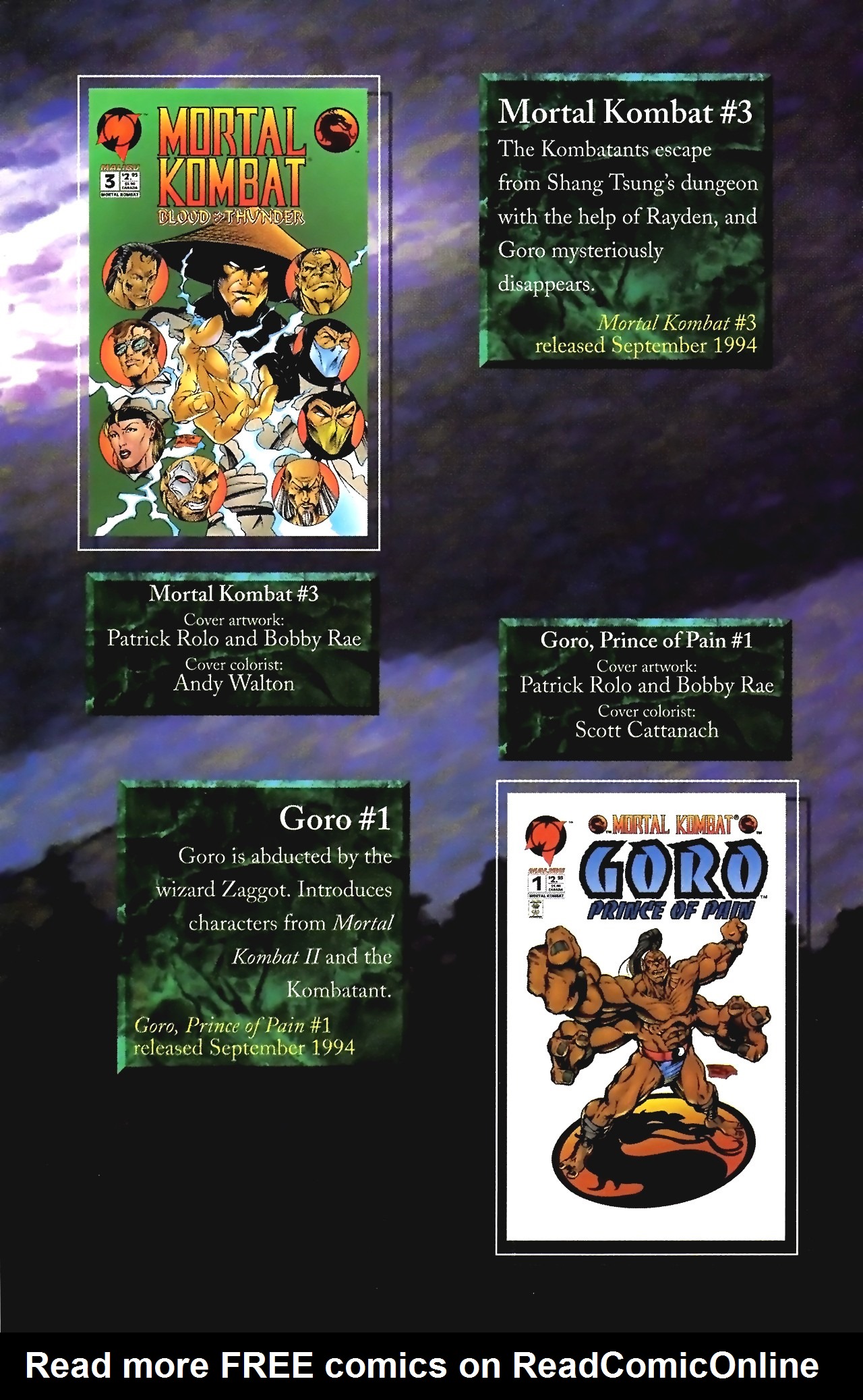 Read online Mortal Kombat (1994) comic -  Issue #0 - 24