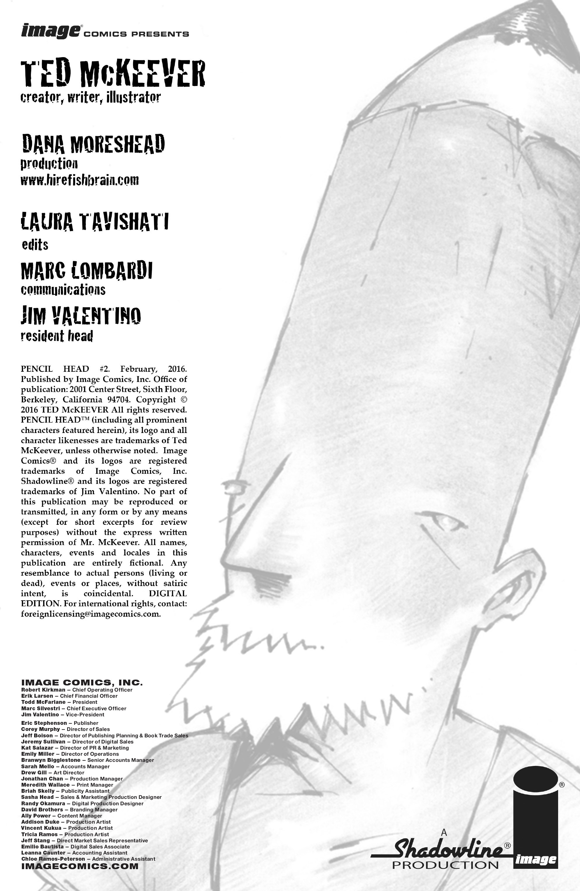 Read online Pencil Head comic -  Issue #2 - 2