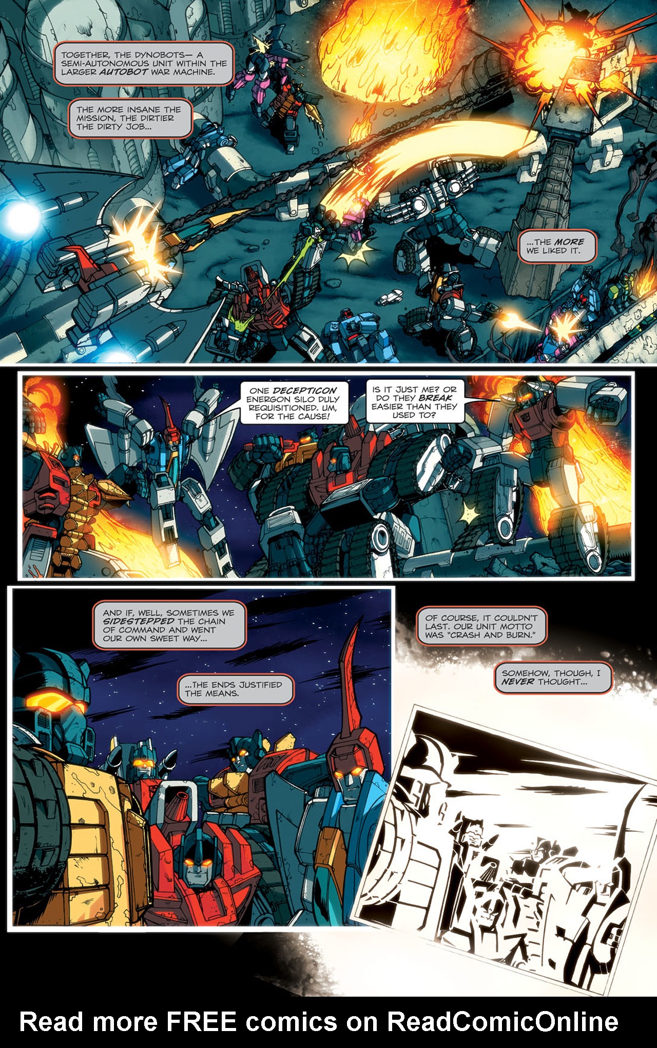 Read online The Transformers: Maximum Dinobots comic -  Issue #1 - 6