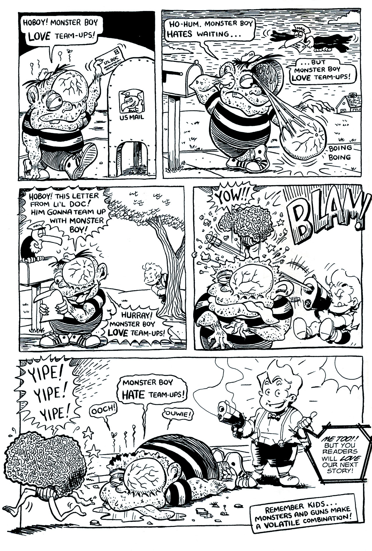 Read online Mr. Monster Presents: (crack-a-boom) comic -  Issue #3 - 4