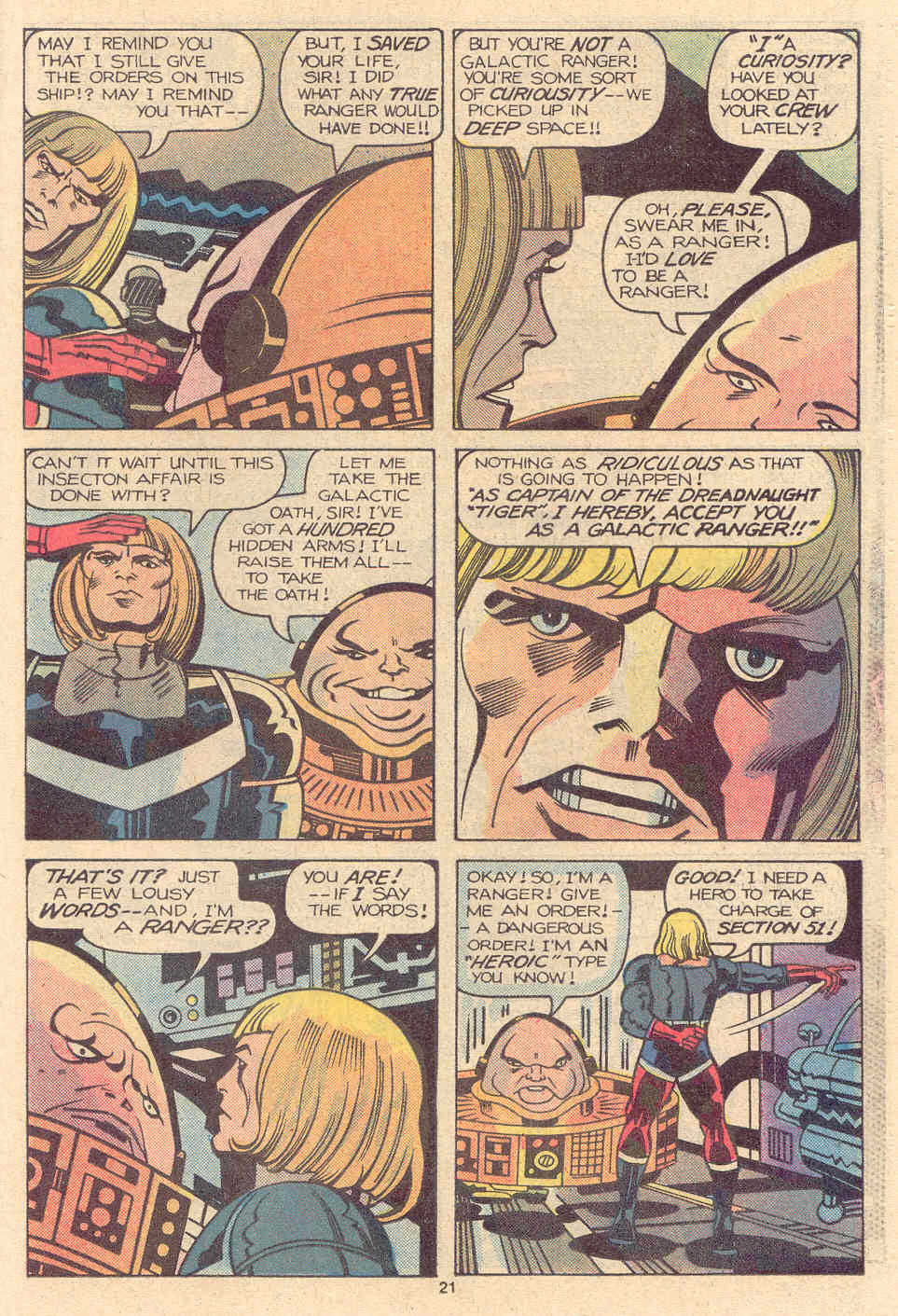 Read online Captain Victory and the Galactic Rangers (1981) comic -  Issue #4 - 23