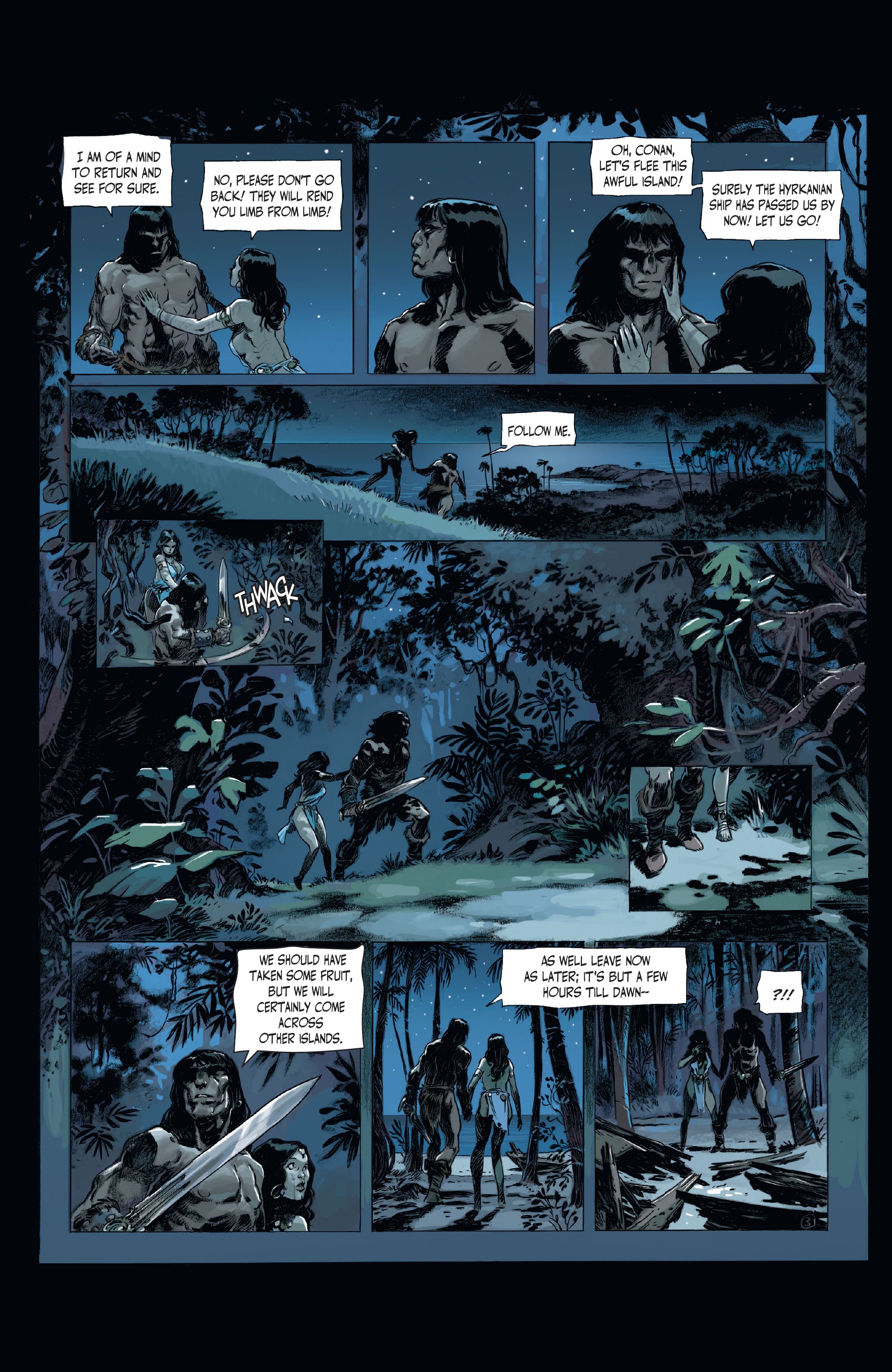 Read online The Cimmerian: Iron Shadows in the Moon comic -  Issue #2 - 13