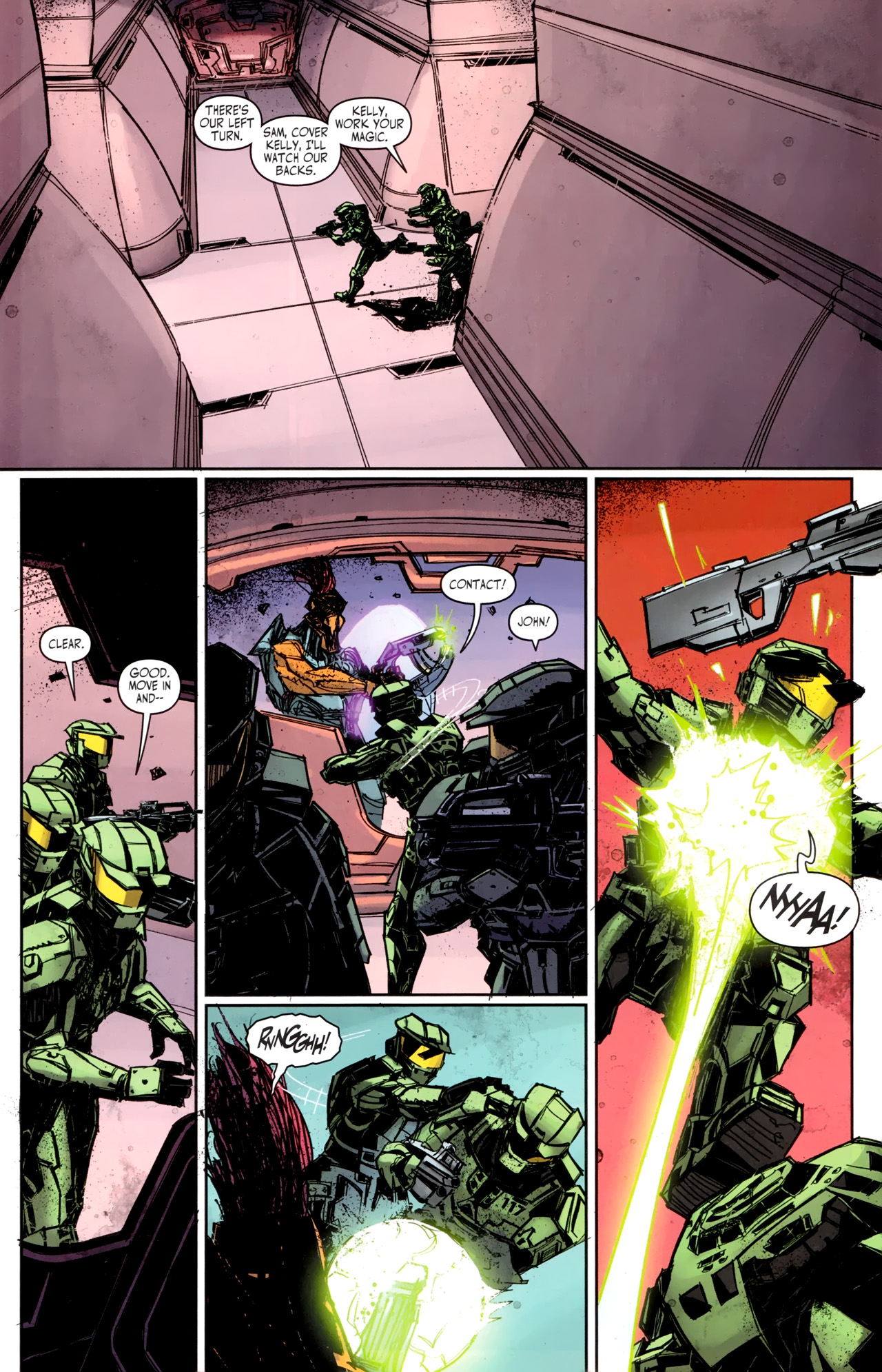 Read online Halo: Fall Of Reach - Covenant comic -  Issue #2 - 10
