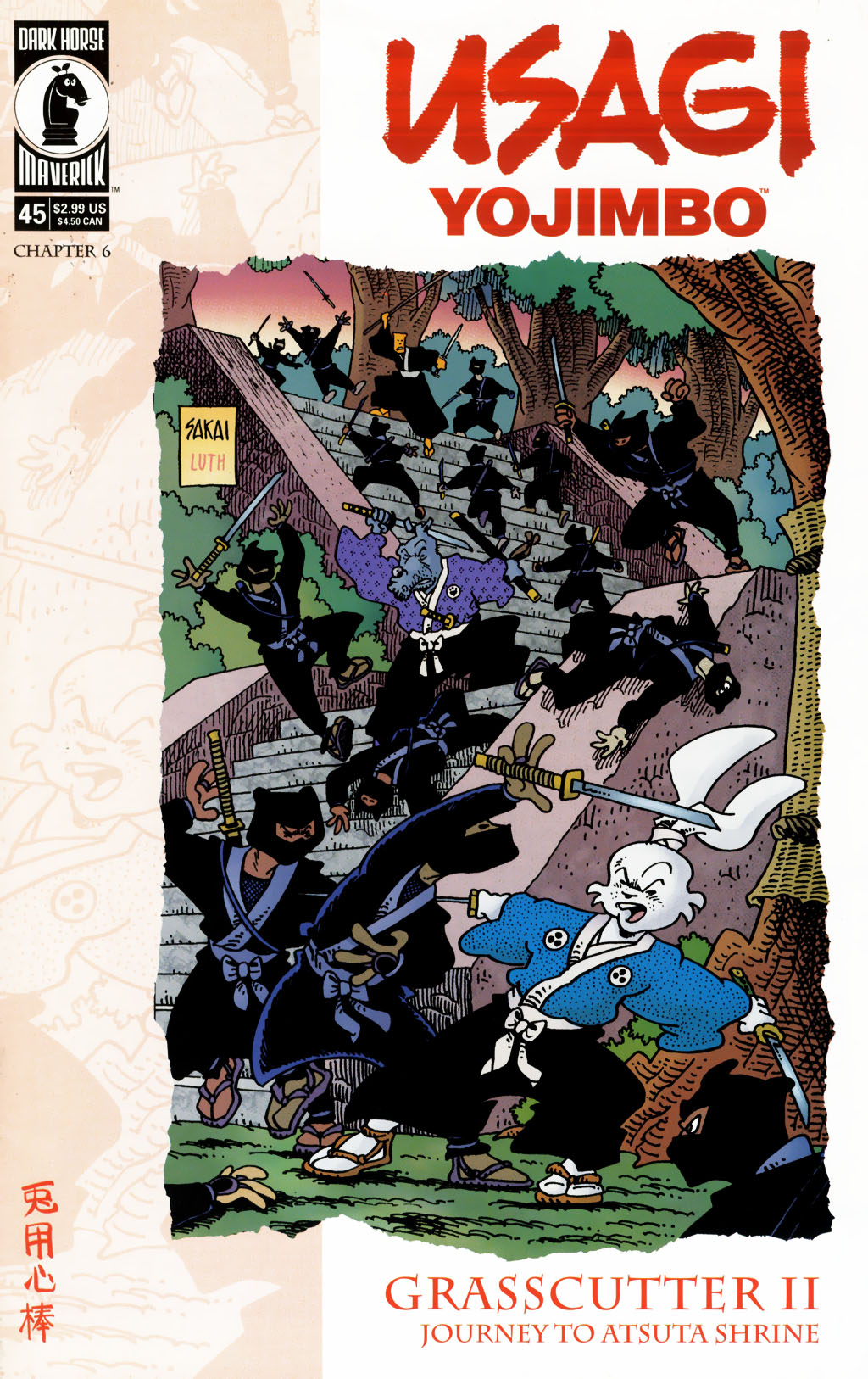 Read online Usagi Yojimbo (1996) comic -  Issue #45 - 1
