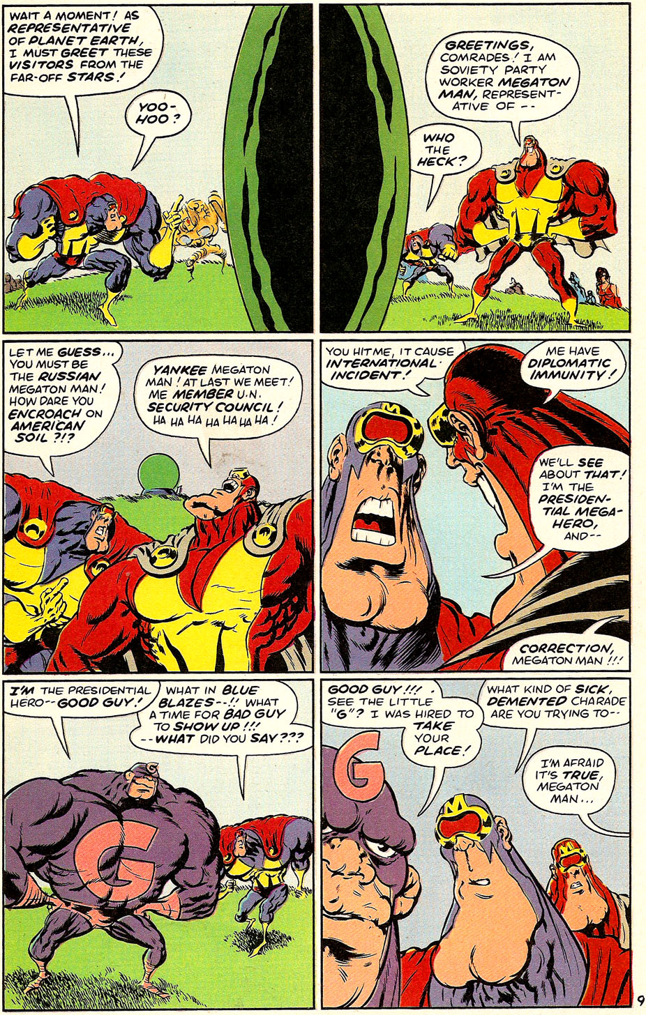 Read online Megaton Man comic -  Issue #9 - 11