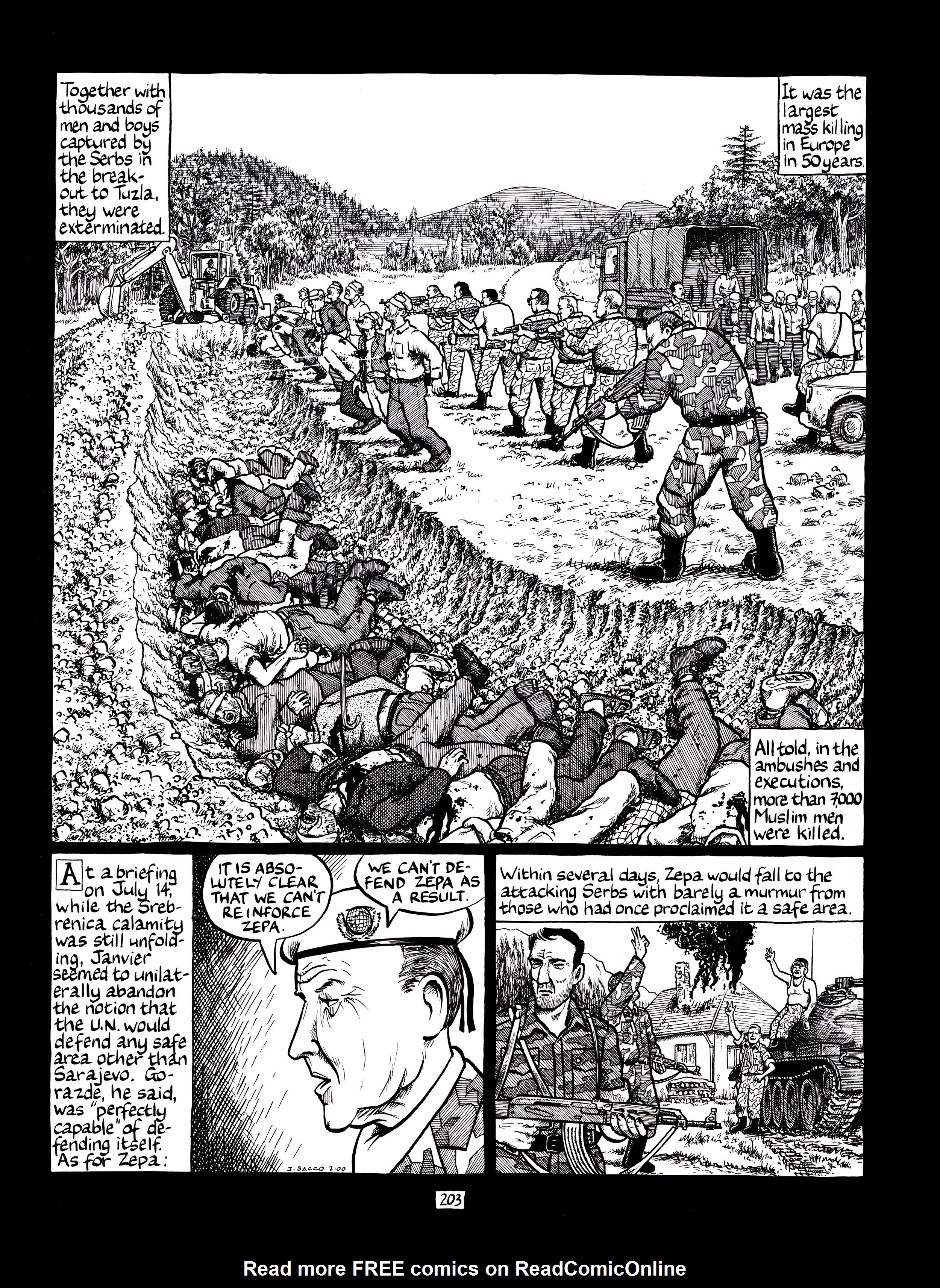 Read online Safe Area Goražde comic -  Issue # TPB (Part 3) - 44