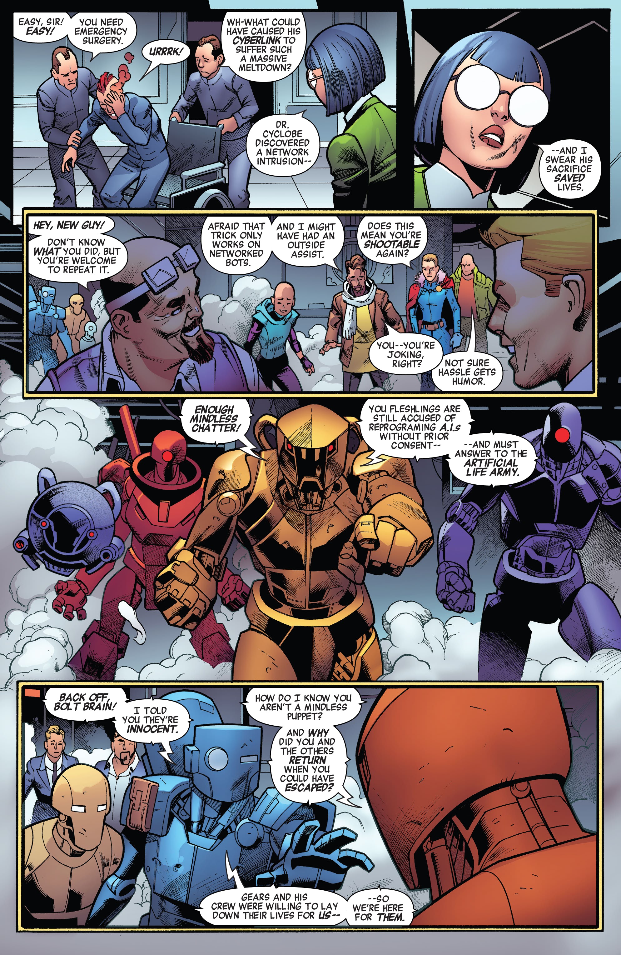 Read online Iron Man 2020: Robot Revolution - Force Works comic -  Issue # TPB (Part 1) - 64