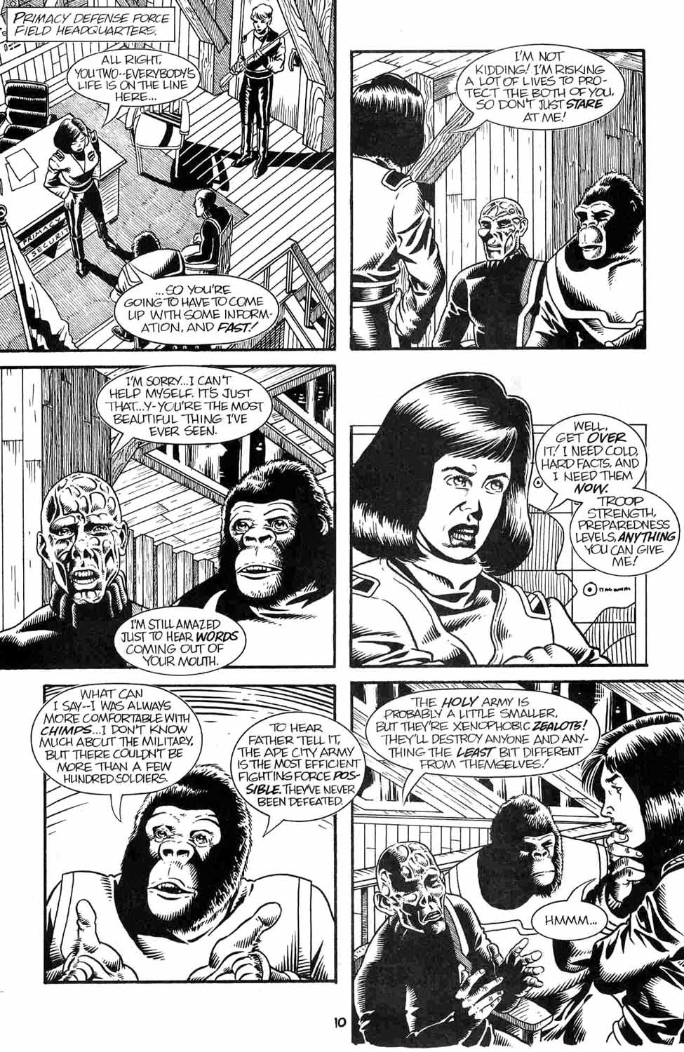 Read online Planet of the Apes: The Forbidden Zone comic -  Issue #4 - 12