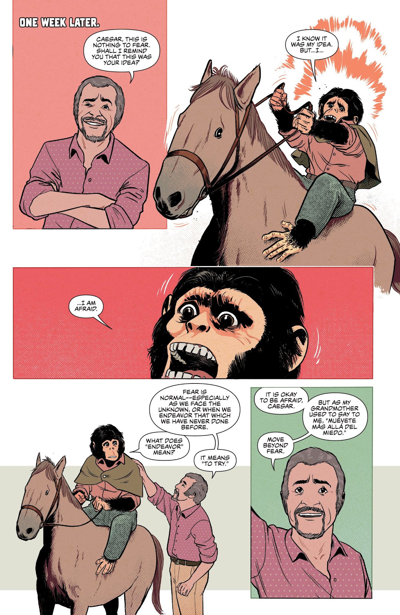 Read online Planet of the Apes: The Time of Man comic -  Issue # Full - 7