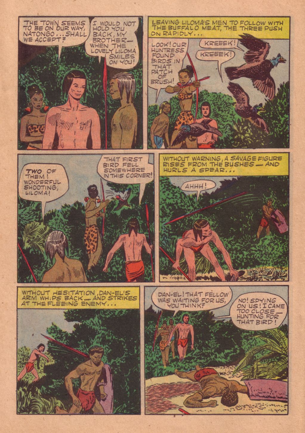 Read online Tarzan (1948) comic -  Issue #27 - 30