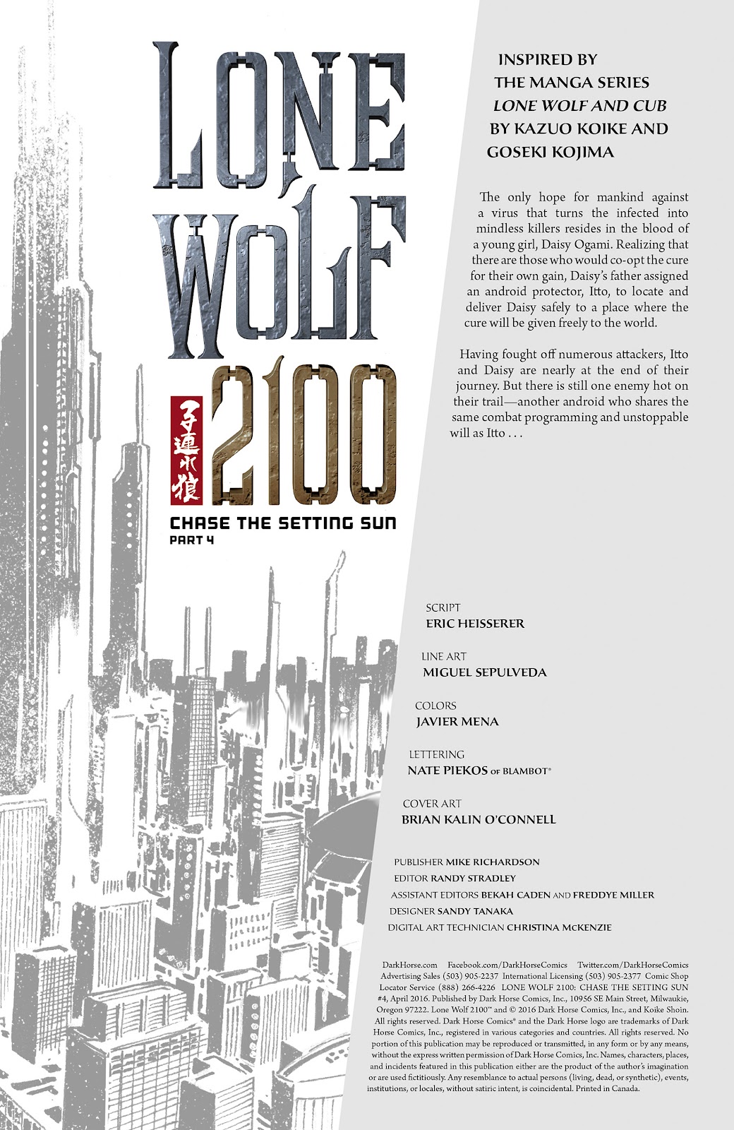 Lone Wolf 2100: Chase the Setting Sun issue 4 - Page 2