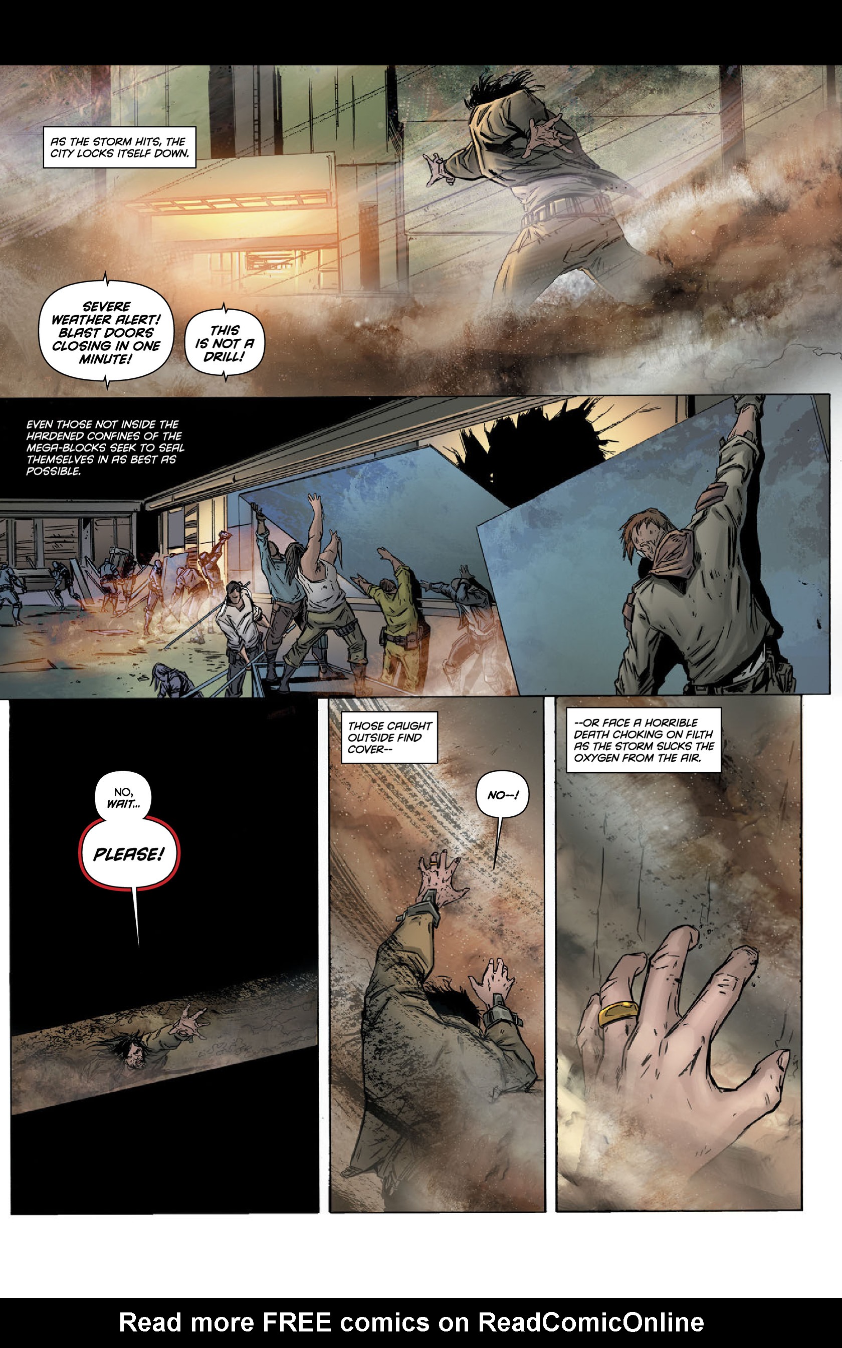 Read online Dredd: Dust comic -  Issue #1 - 5