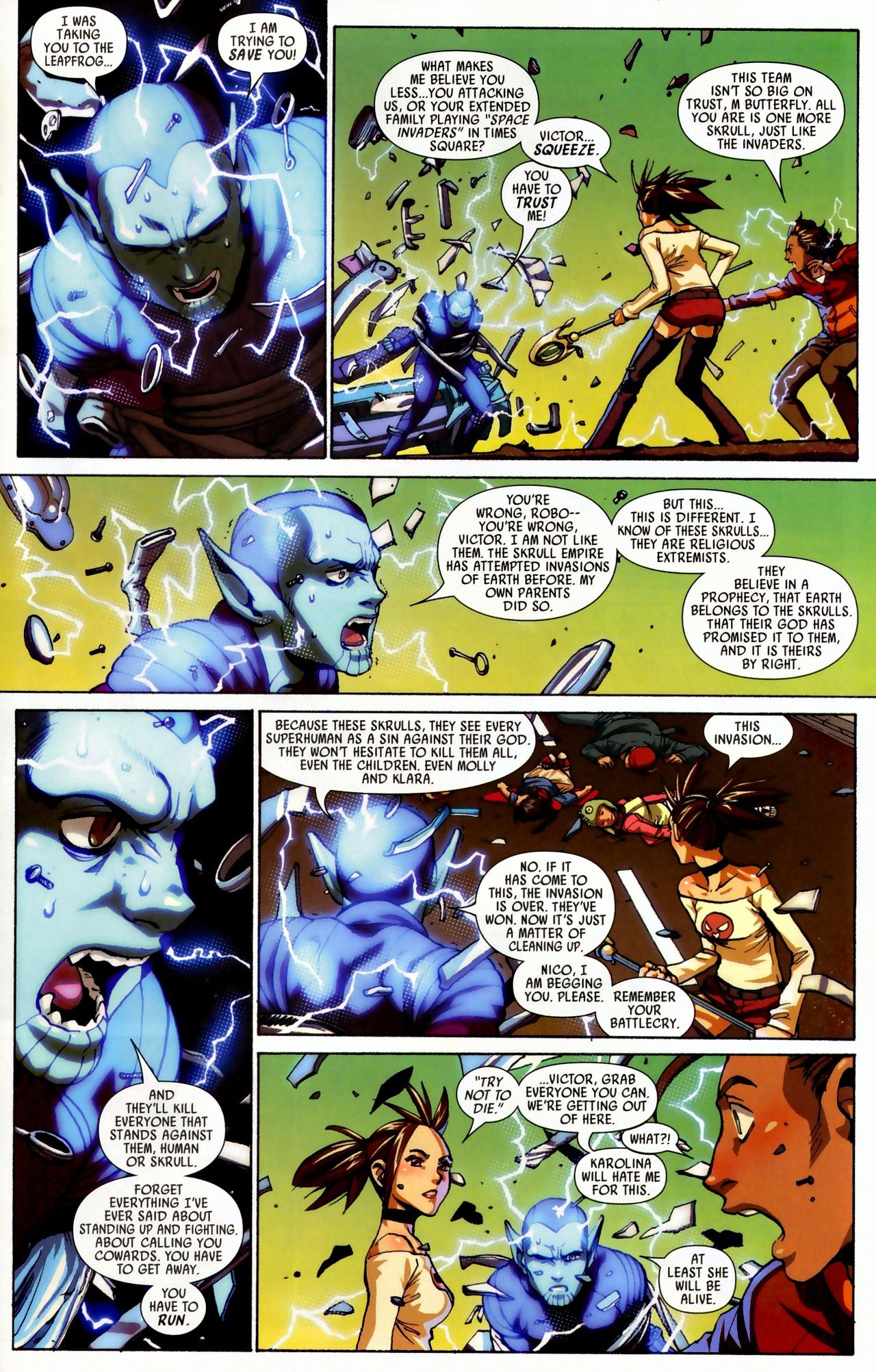Read online Secret Invasion: Runaways/Young Avengers comic -  Issue #1 - 15