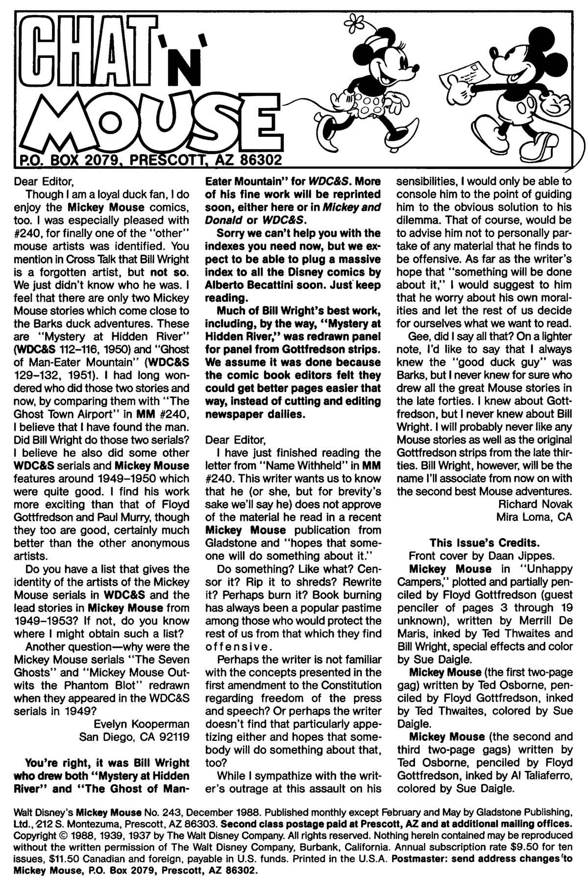 Read online Walt Disney's Mickey Mouse comic -  Issue #243 - 2