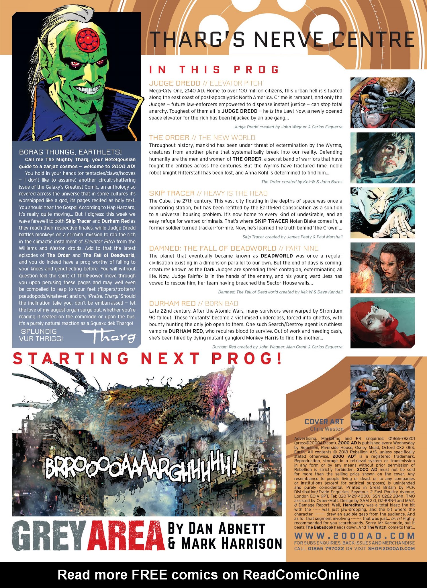 Read online 2000 AD comic -  Issue #2089 - 2