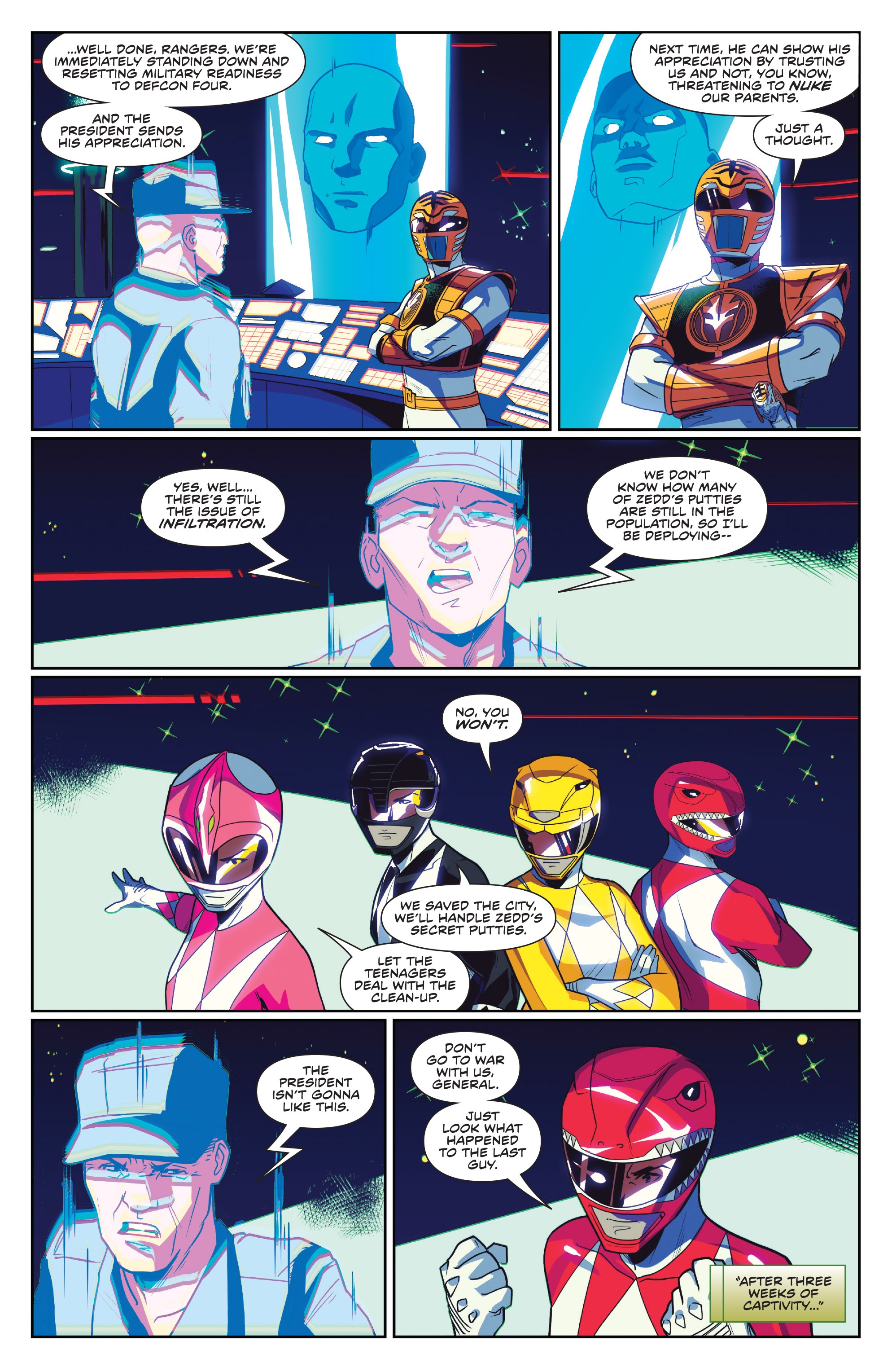 Read online Mighty Morphin comic -  Issue #8 - 21