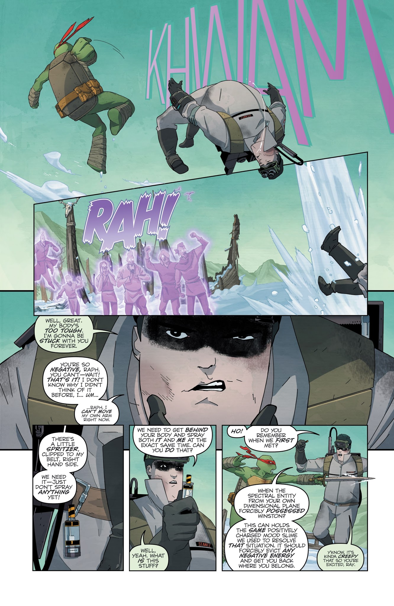 Read online Teenage Mutant Ninja Turtles/Ghostbusters 2 comic -  Issue #4 - 17