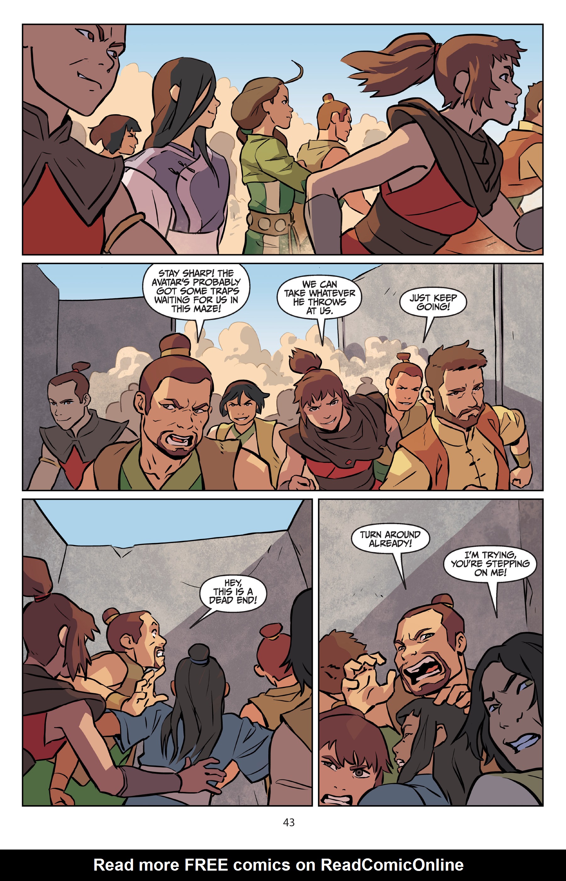 Read online Nickelodeon Avatar: The Last Airbender - Imbalance comic -  Issue # TPB 3 - 44