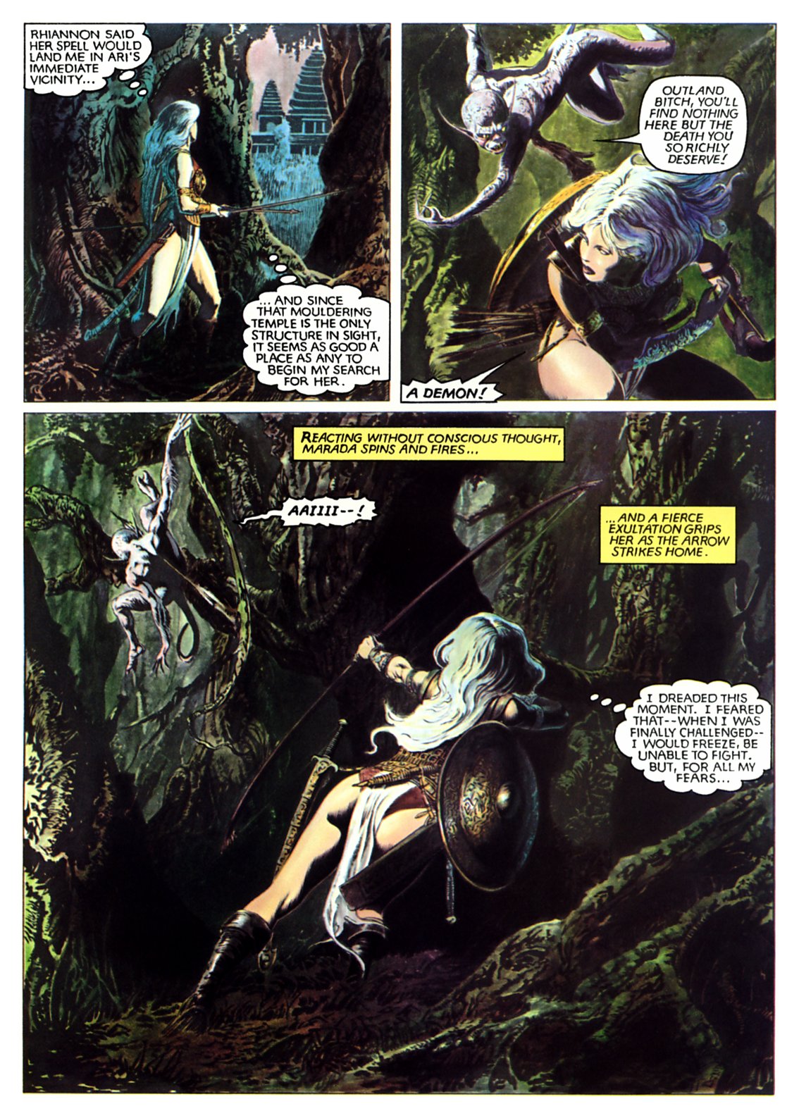 Read online Marvel Graphic Novel comic -  Issue #21 - Marada the She-Wolf - 32