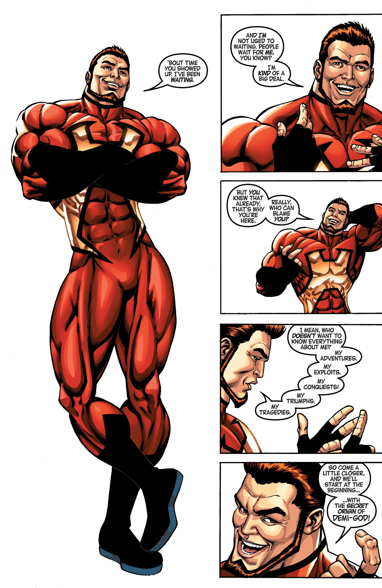 Read online Demi-God comic -  Issue #1 - 3