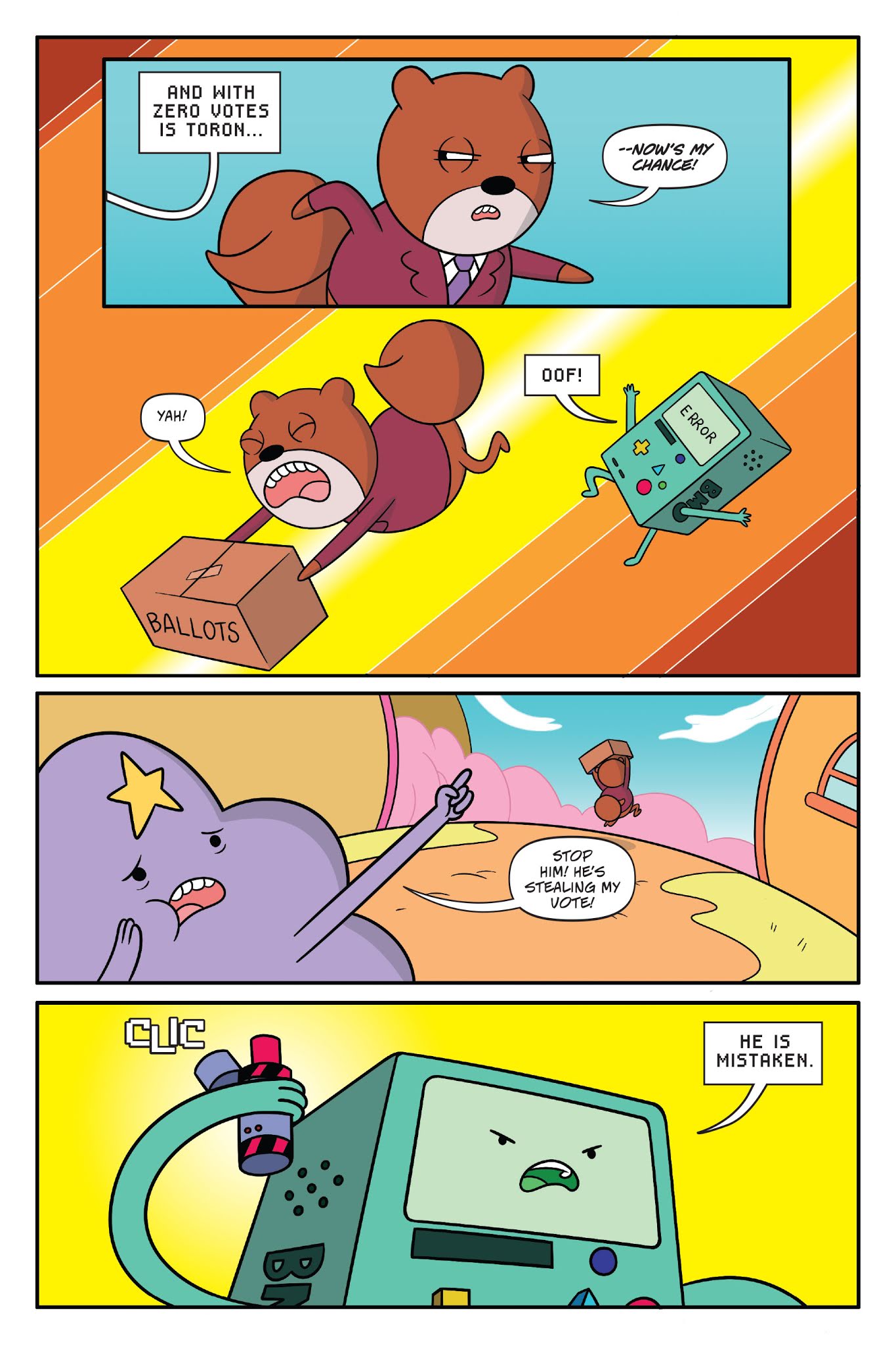 Read online Adventure Time: President Bubblegum comic -  Issue # TPB - 53
