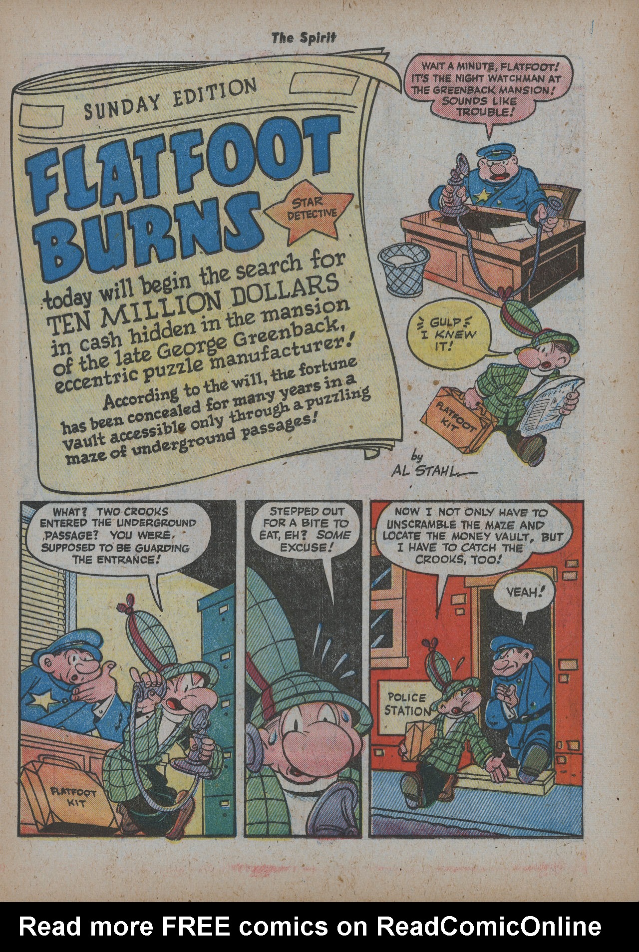 Read online The Spirit (1944) comic -  Issue #13 - 35
