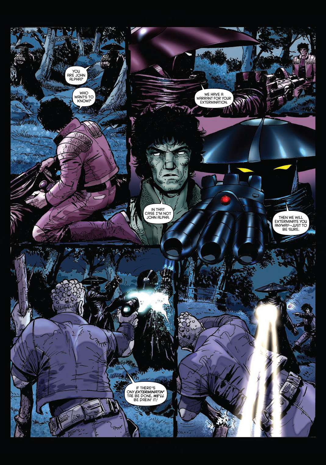 Read online Strontium Dog: The Life and Death of Johnny Alpha: The Project comic -  Issue # TPB - 82