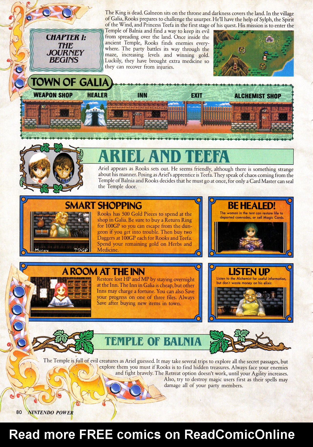 Read online Nintendo Power comic -  Issue #37 - 83