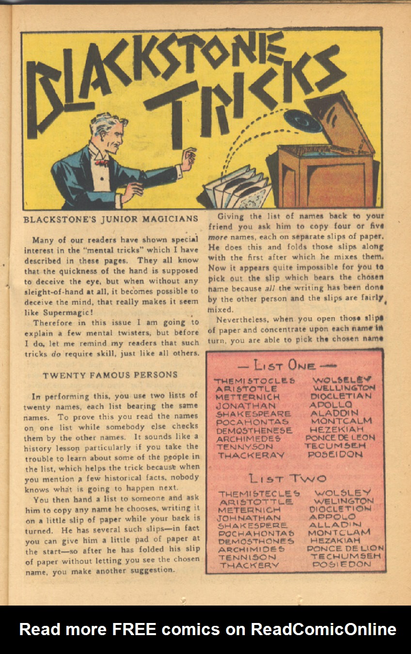 Read online Super-Magician Comics comic -  Issue #41 - 23