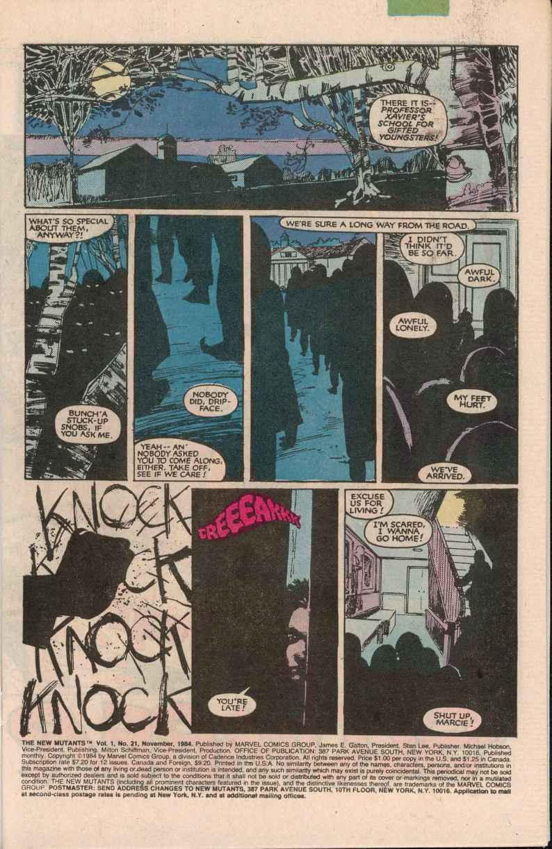 The New Mutants Issue #21 #28 - English 2