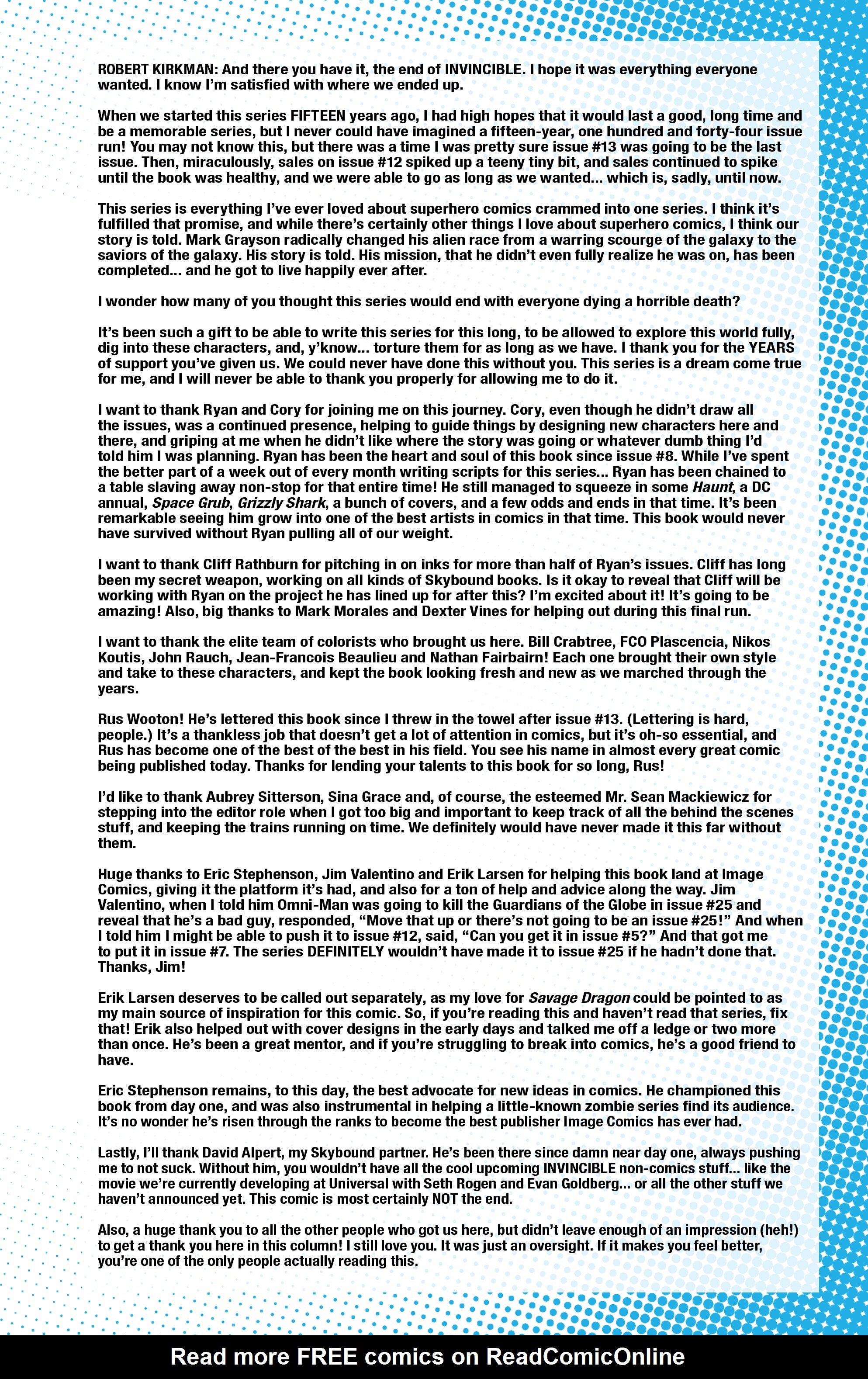 Read online Invincible comic -  Issue # (2003) _TPB 25 - The End of All Things Part Two - 188