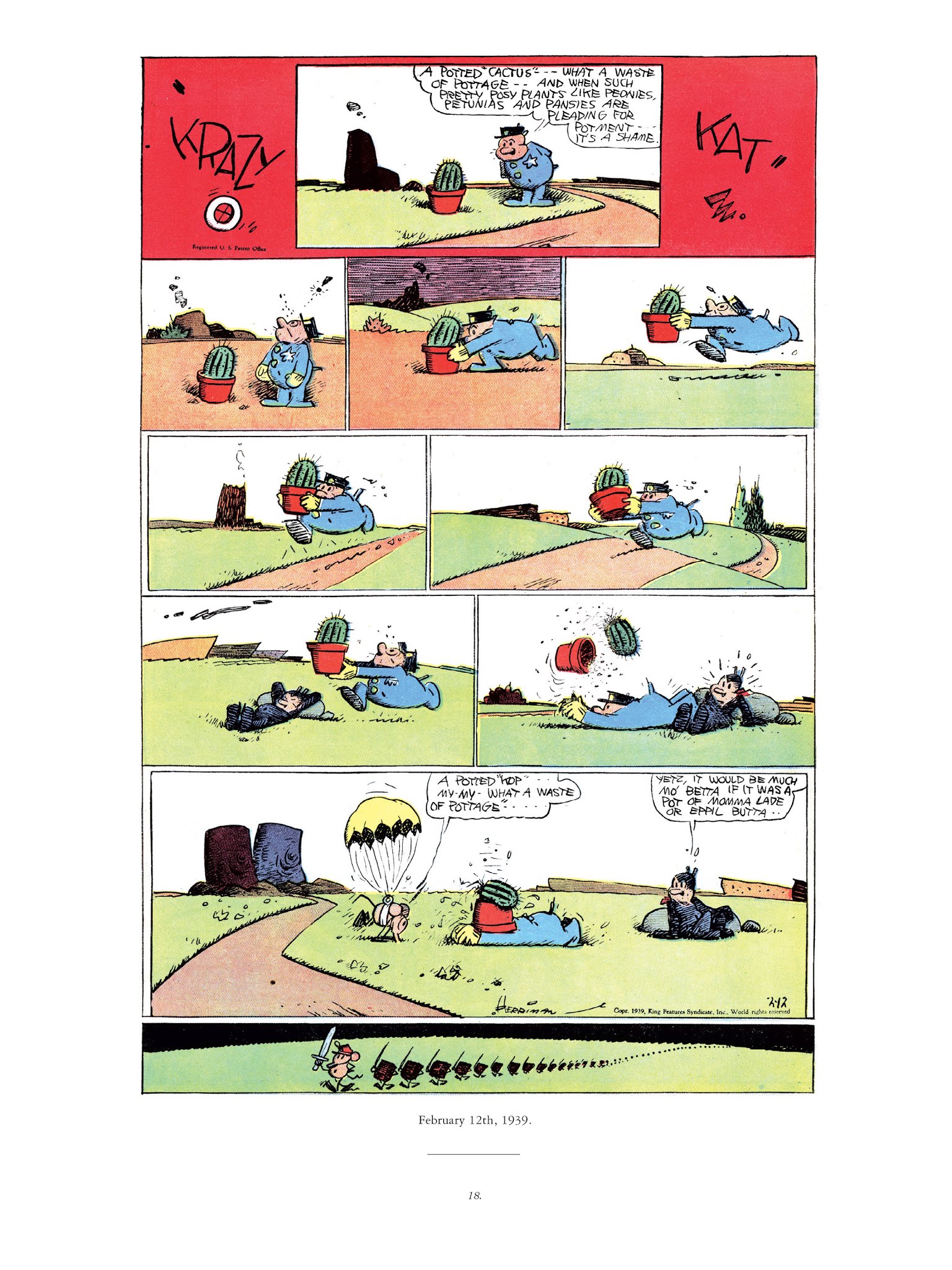 Read online Krazy & Ignatz comic -  Issue # TPB 11 - 18