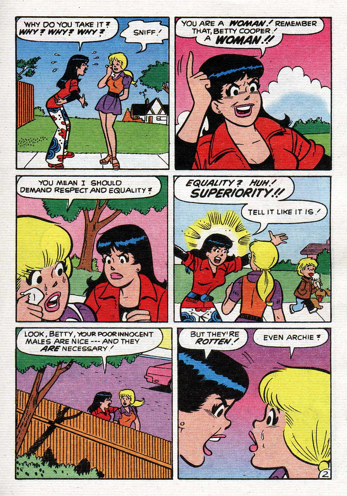 Read online Betty and Veronica Digest Magazine comic -  Issue #54 - 188