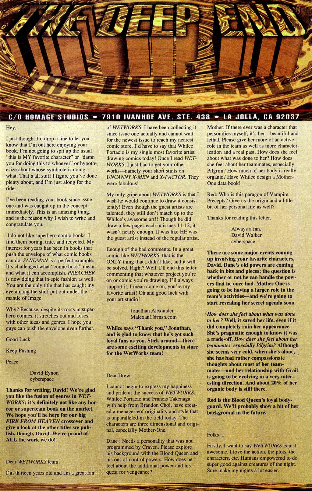 Read online Wetworks comic -  Issue #14 - 27