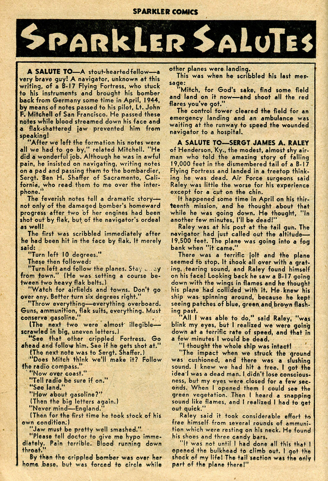 Read online Sparkler Comics comic -  Issue #36 - 34